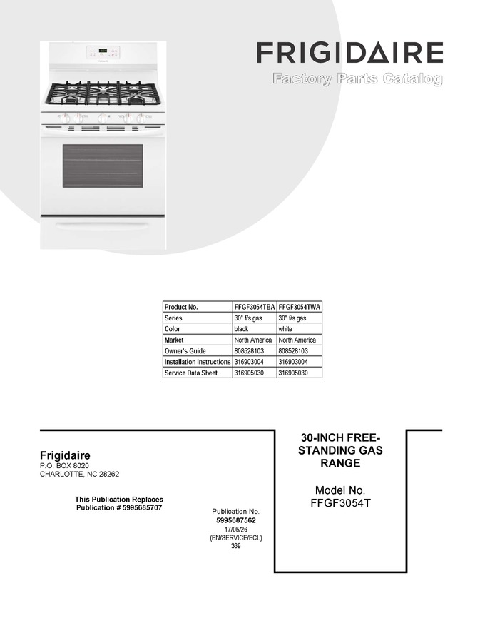 Diagram for FFGF3054TBA