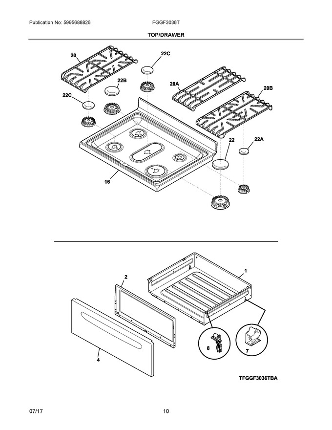 Diagram for FGGF3036TWA
