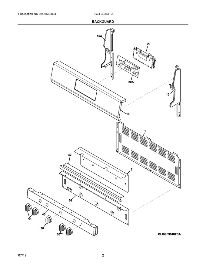Diagram for FGGF3036TFA