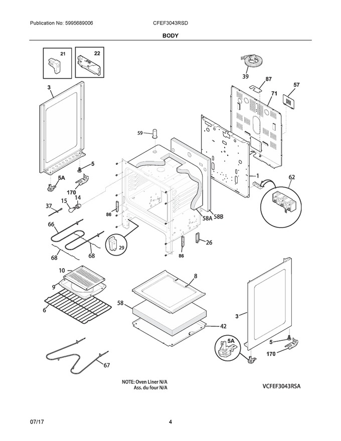Diagram for CFEF3043RSD