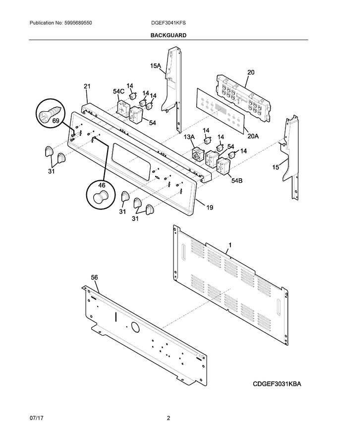 Diagram for DGEF3041KFS
