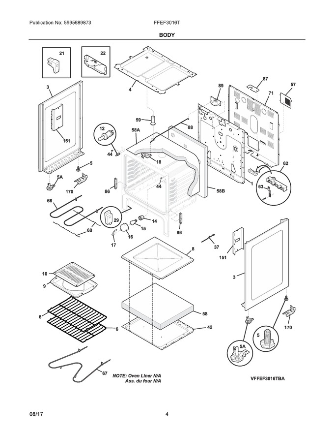 Diagram for FFEF3016TWB
