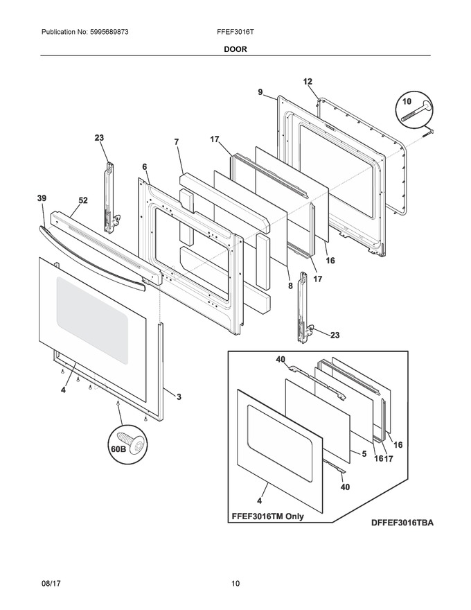 Diagram for FFEF3016TWB