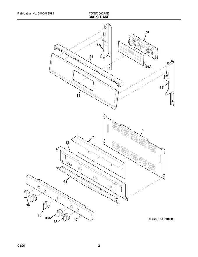Diagram for FGGF3045RFB