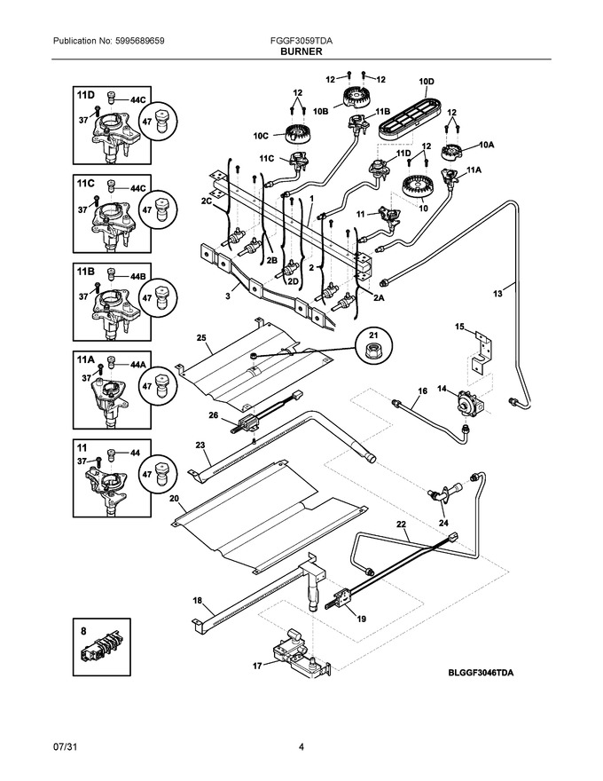 Diagram for FGGF3059TDA