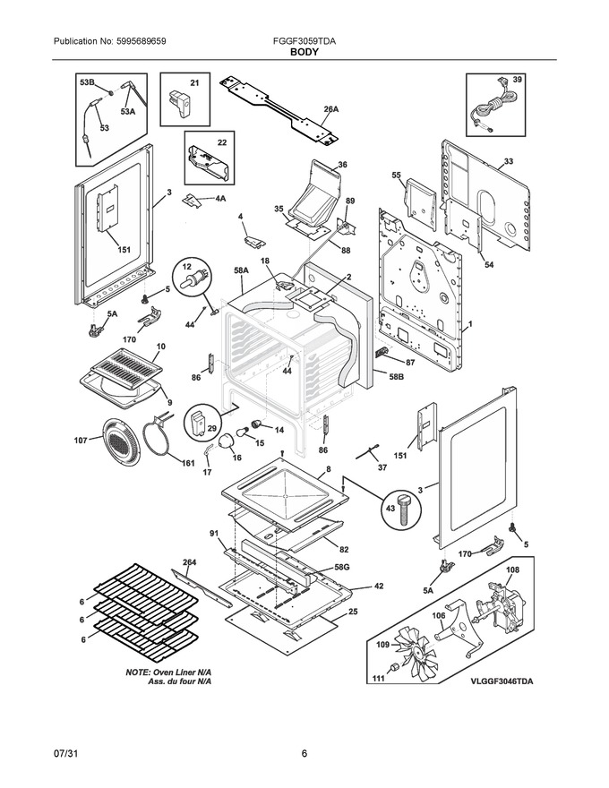 Diagram for FGGF3059TDA