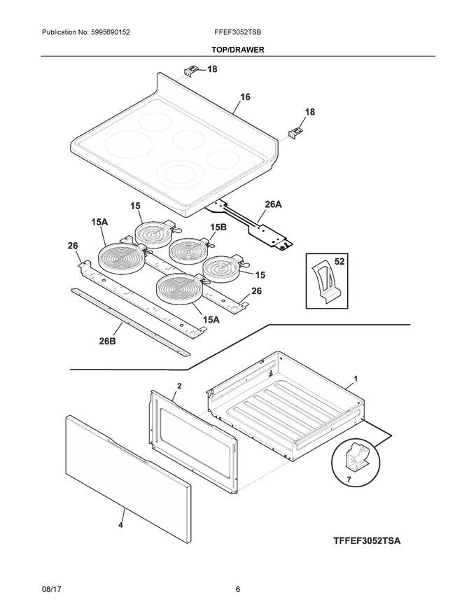Diagram for FFEF3052TSB