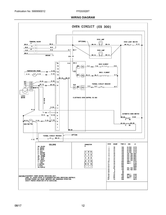 Diagram for FFES3026TWA