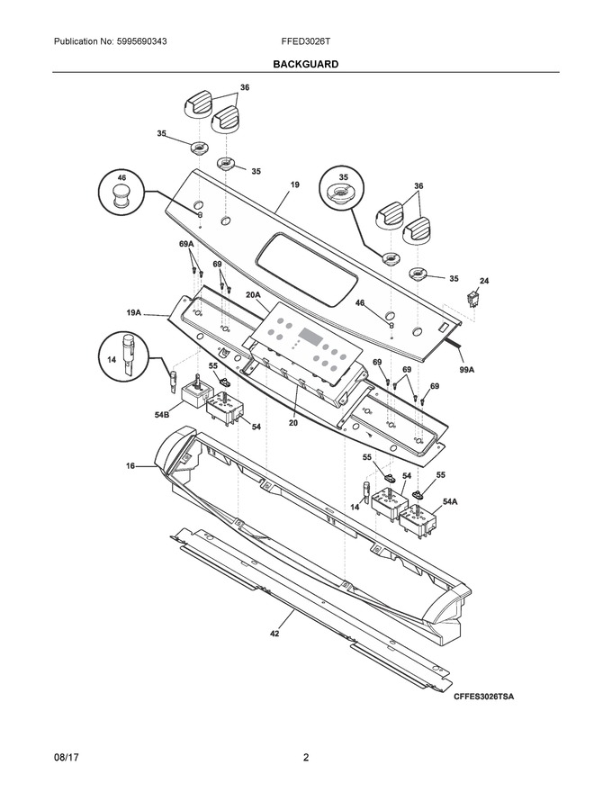 Diagram for FFED3026TWA
