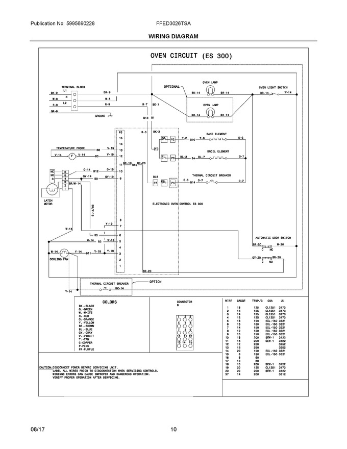 Diagram for FFED3026TSA