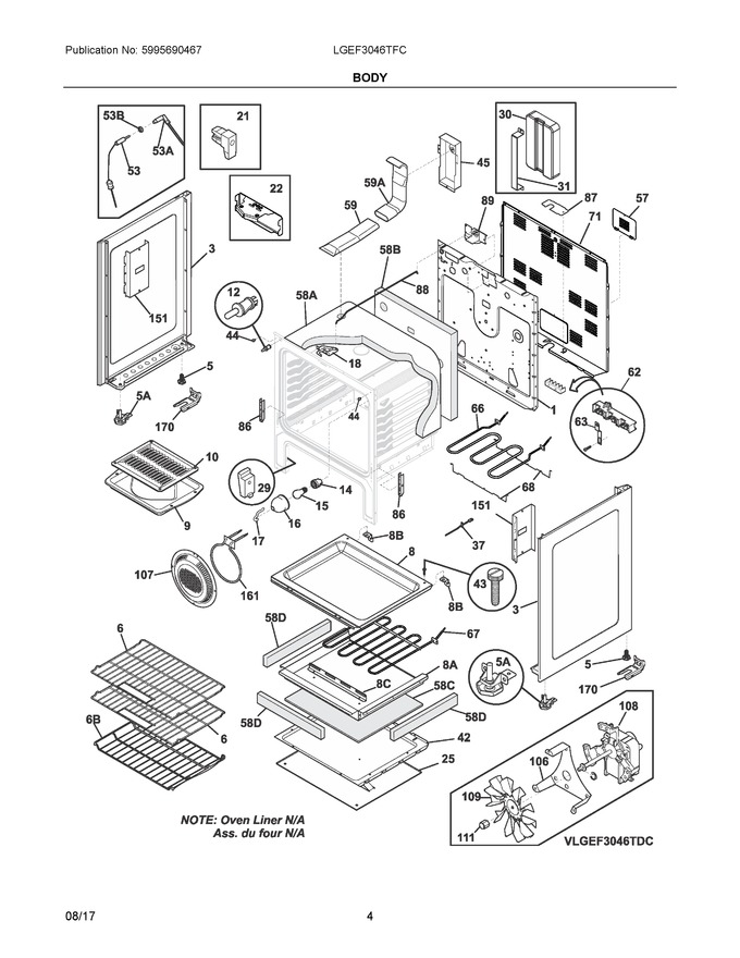 Diagram for LGEF3046TFC