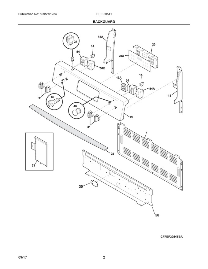 Diagram for FFEF3054TWA