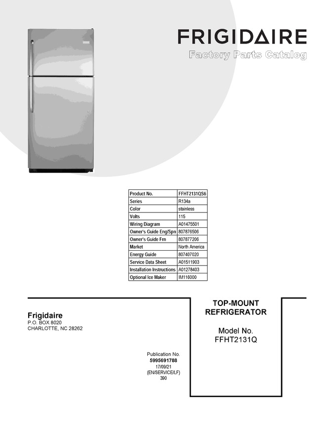 Diagram for FFHT2131QS6