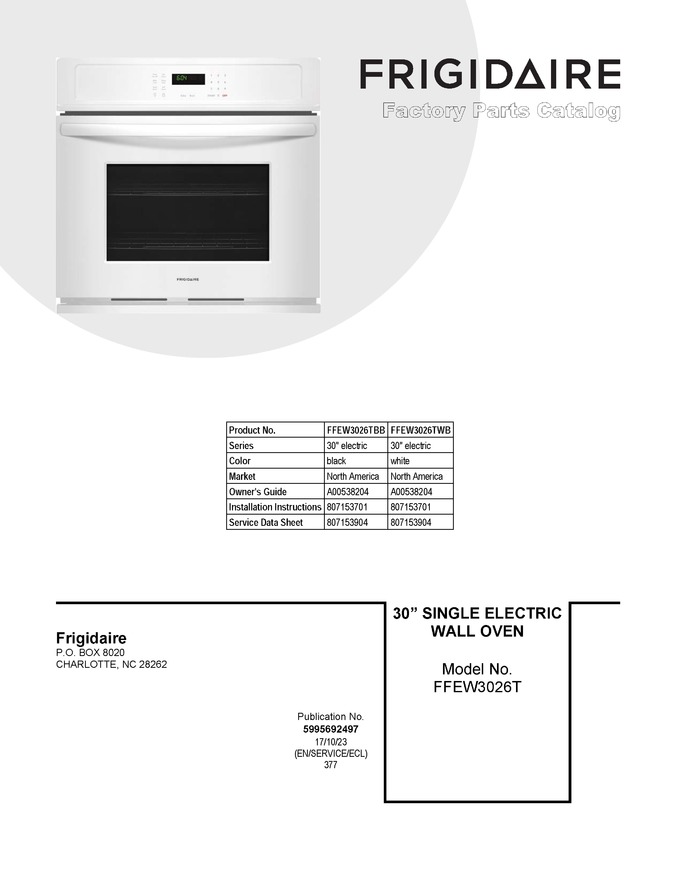 Diagram for FFEW3026TBB