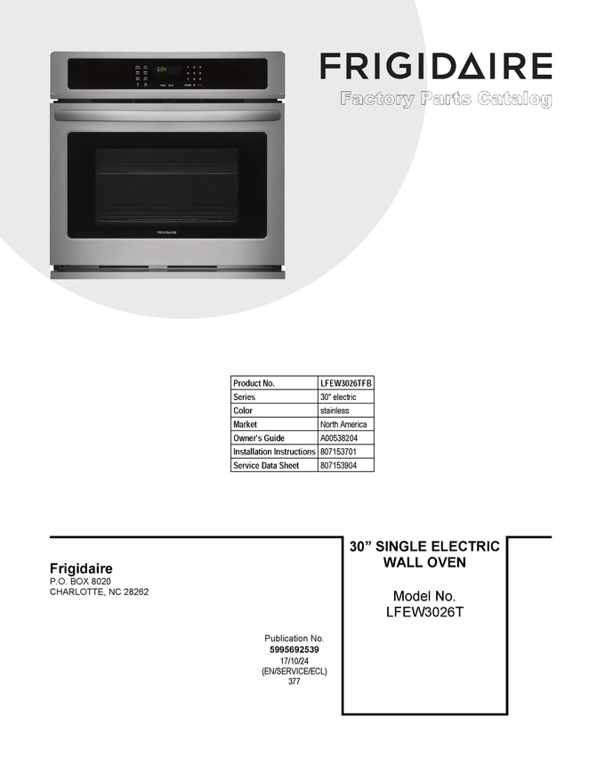 Diagram for LFEW3026TFB