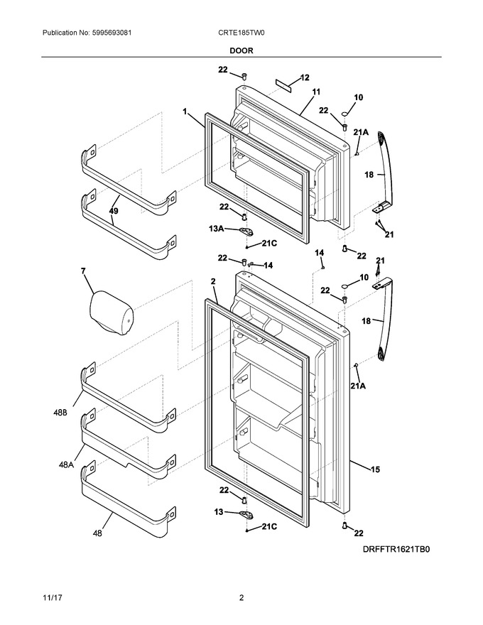 Diagram for CRTE185TW0
