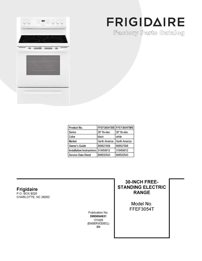 Diagram for FFEF3054TWB