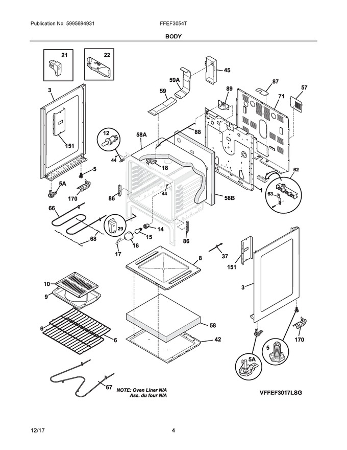Diagram for FFEF3054TWB