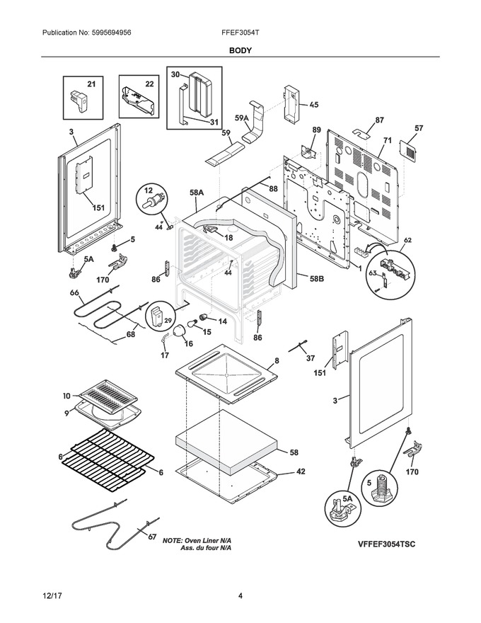 Diagram for FFEF3054TWD