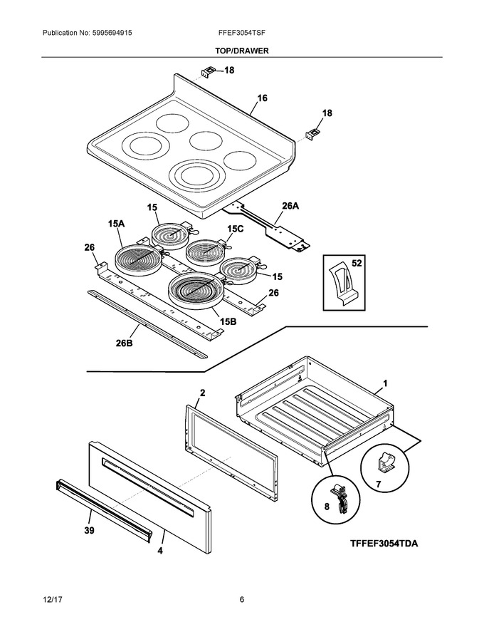 Diagram for FFEF3054TSF