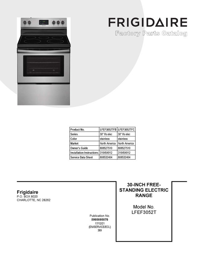 Diagram for LFEF3052TFB