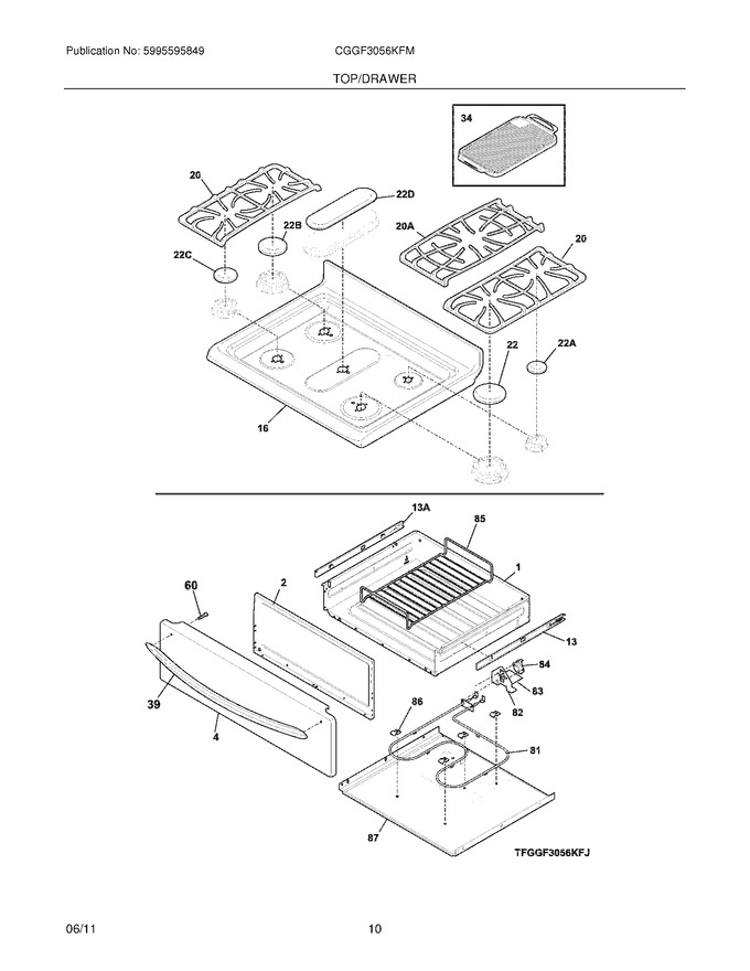 Diagram for CGGF3056KFM