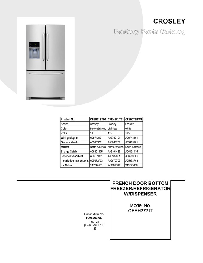 Diagram for CFEH272ITS1