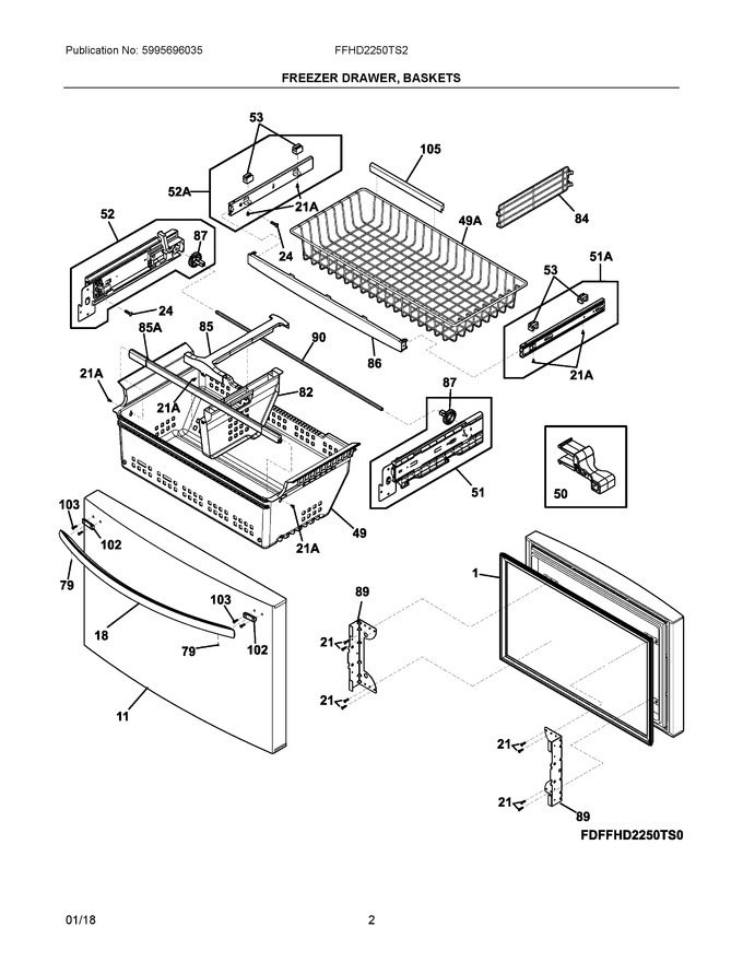 Diagram for FFHD2250TS2