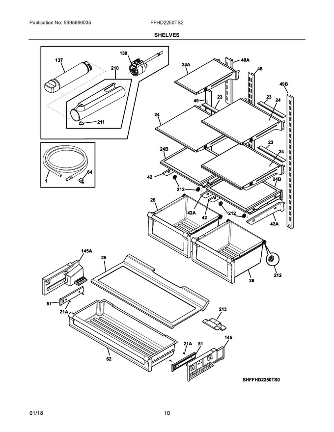 Diagram for FFHD2250TS2