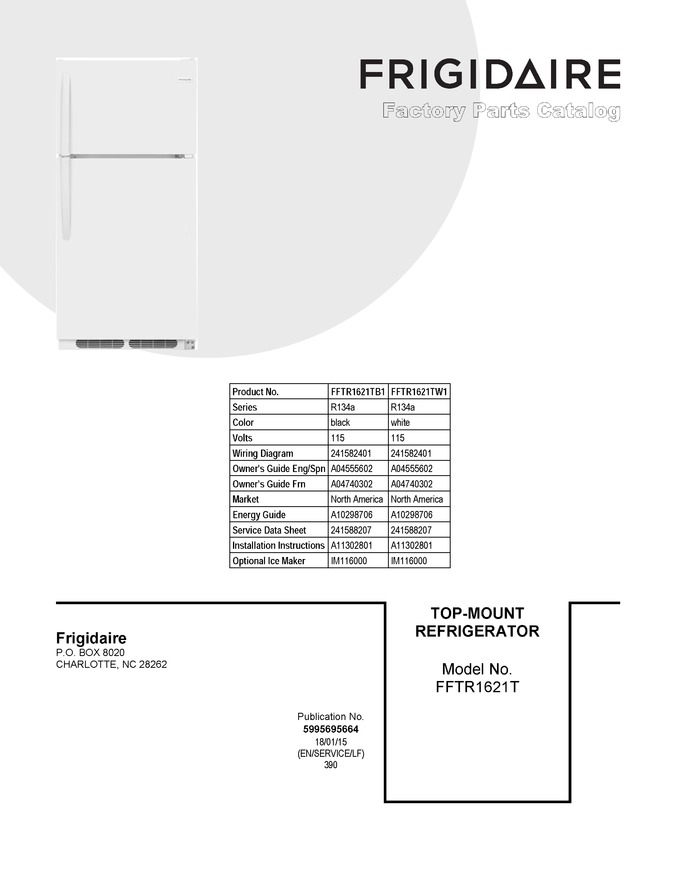 Diagram for FFTR1621TB1