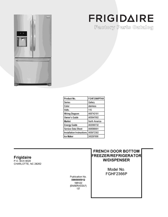 Diagram for FGHF2366PFHA