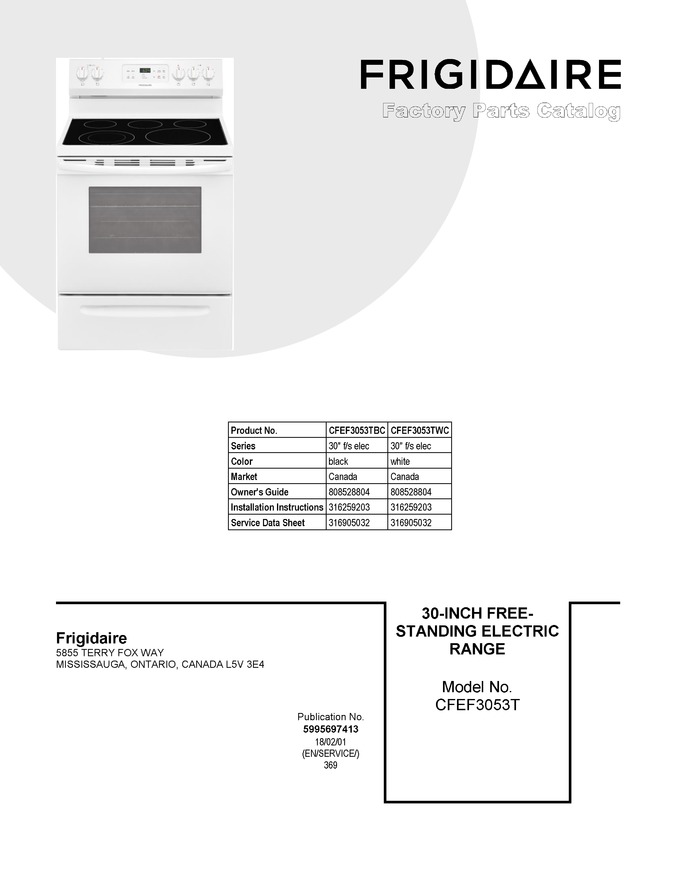Diagram for CFEF3053TBC