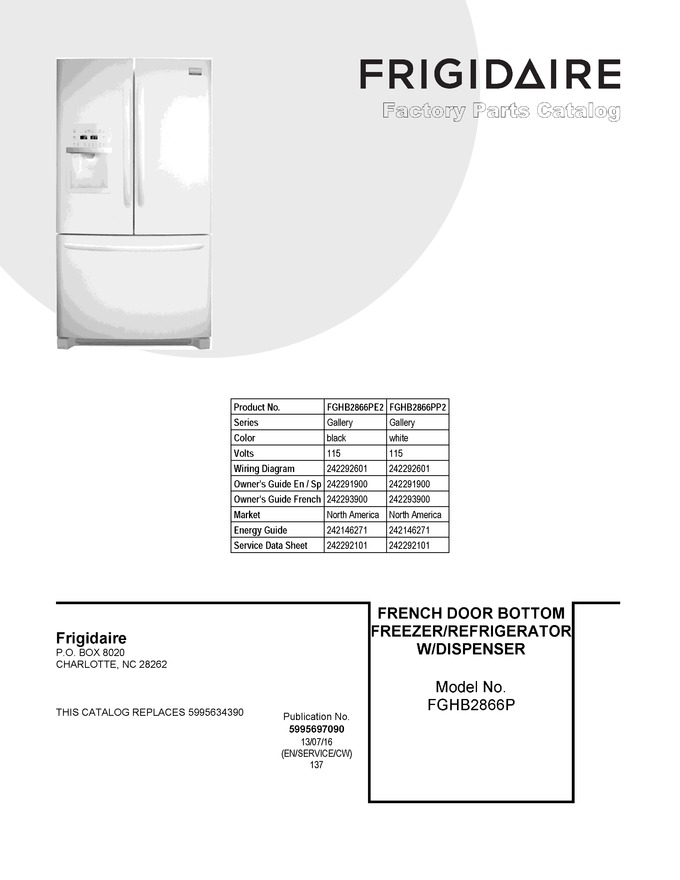 Diagram for FGHB2866PE2