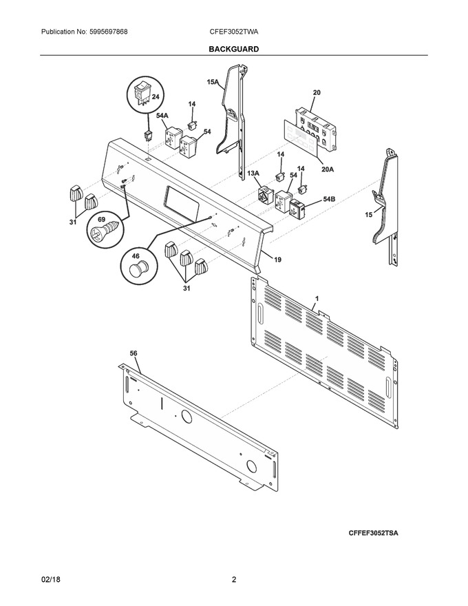 Diagram for CFEF3052TWA