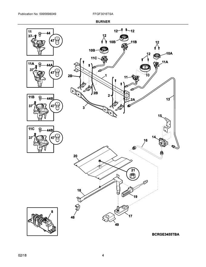 Diagram for FFGF3016TSA