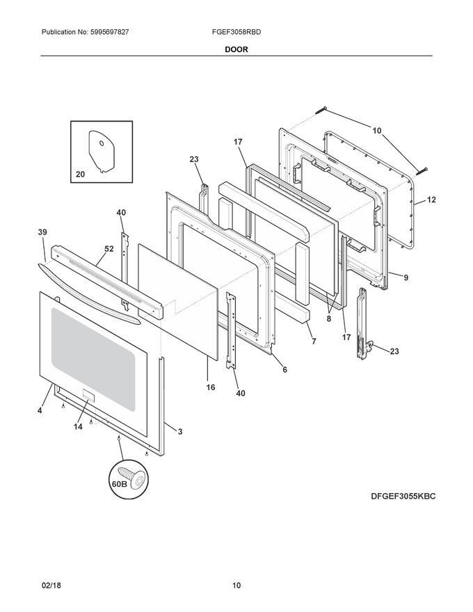 Diagram for FGEF3058RBD