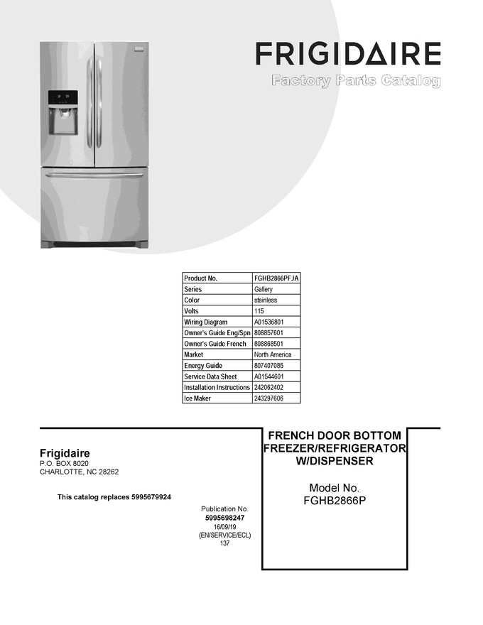 Diagram for FGHB2866PFJA