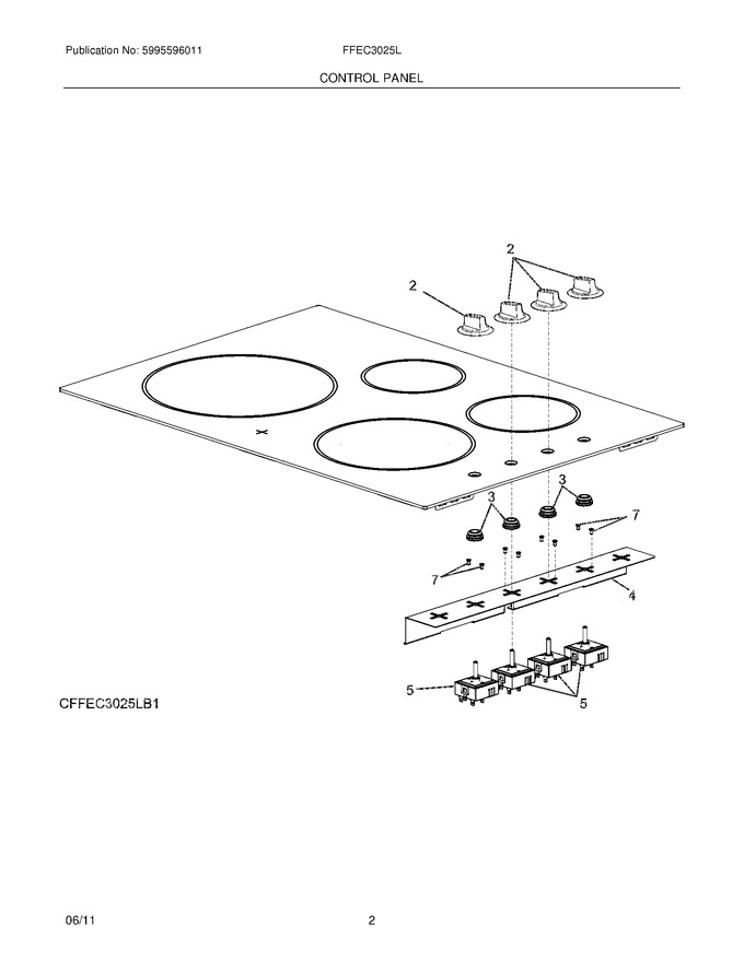 Diagram for FFEC3025LS1