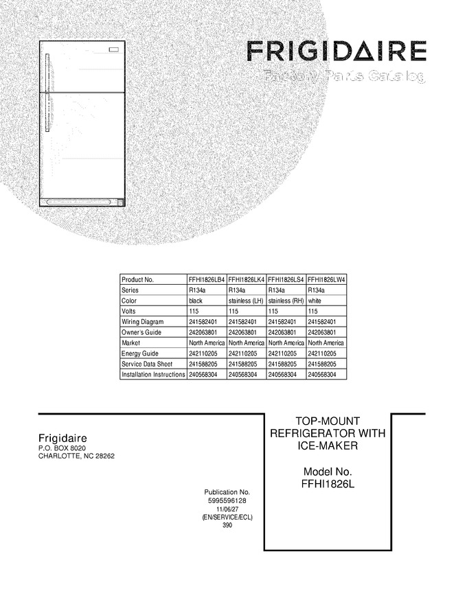 Diagram for FFHI1826LW4