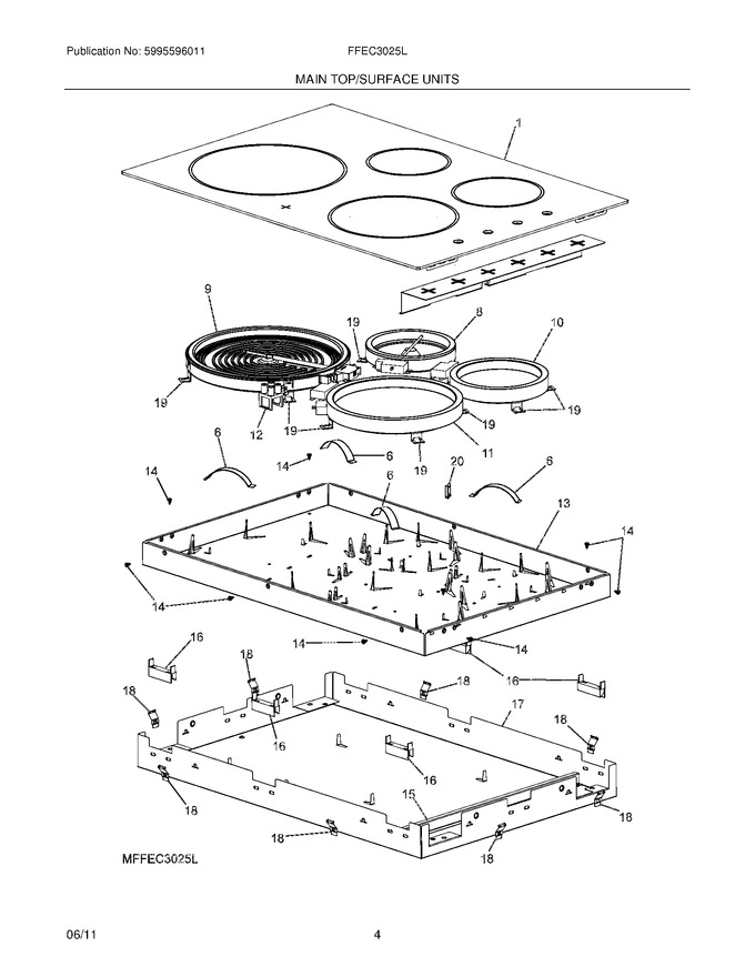Diagram for FFEC3025LW1
