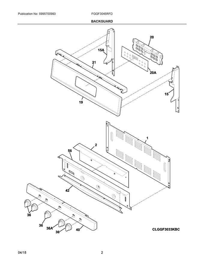 Diagram for FGGF3045RFD