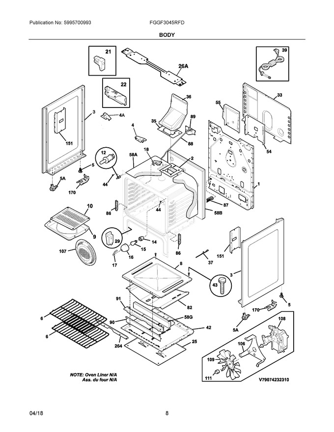 Diagram for FGGF3045RFD