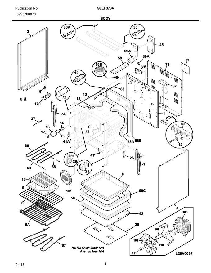 Diagram for GLEF378ASE