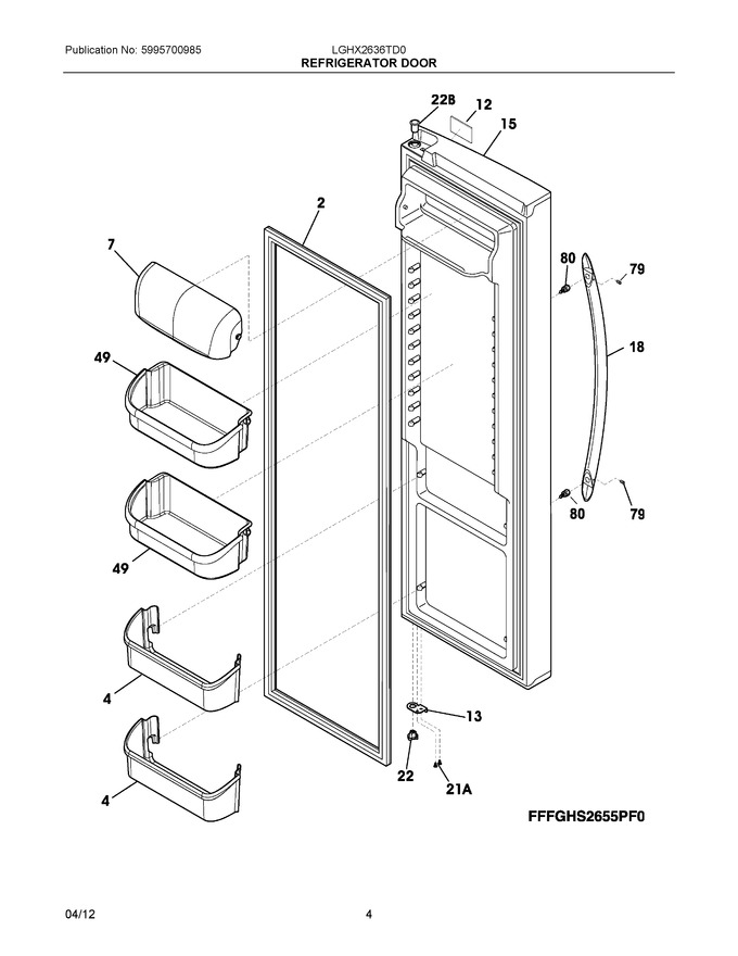 Diagram for LGHX2636TD0