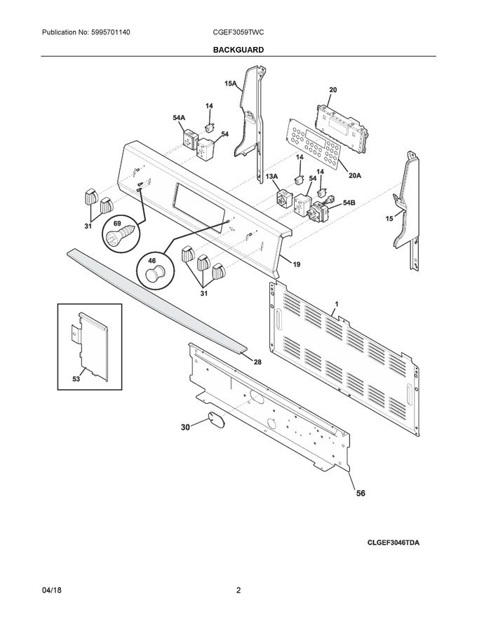 Diagram for CGEF3059TWC