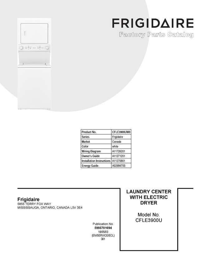 Diagram for CFLE3900UW0