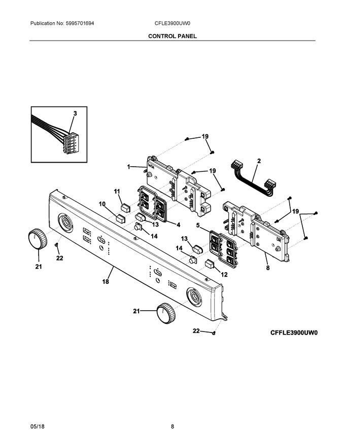 Diagram for CFLE3900UW0