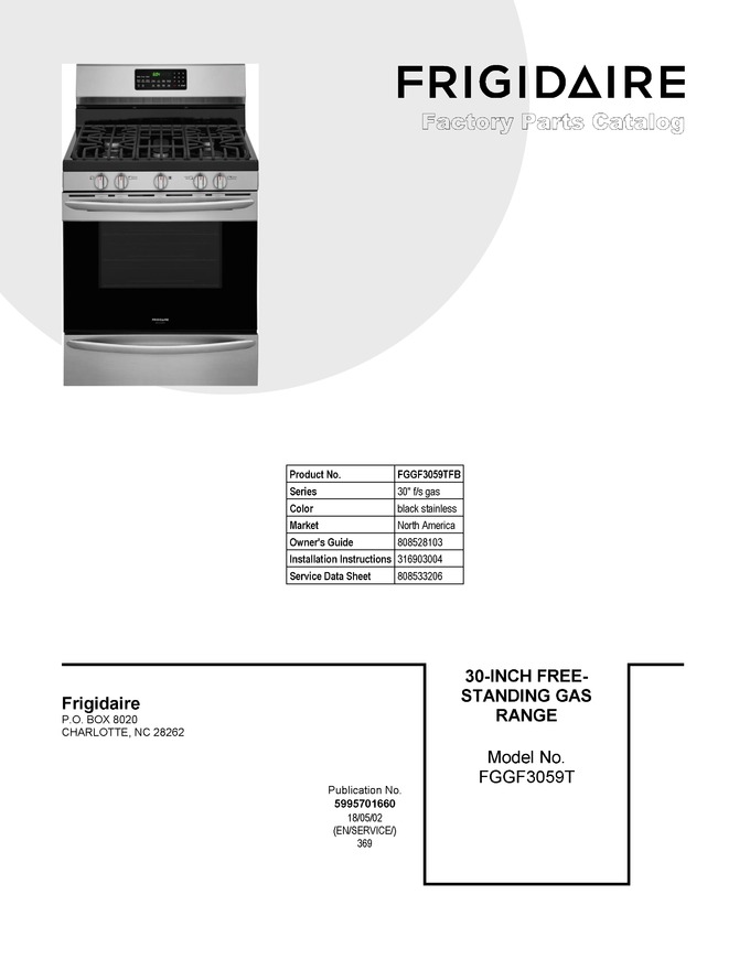 Diagram for FGGF3059TFB