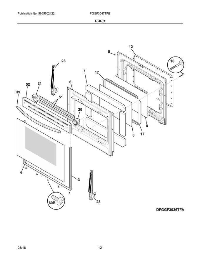 Diagram for FGGF3047TFB