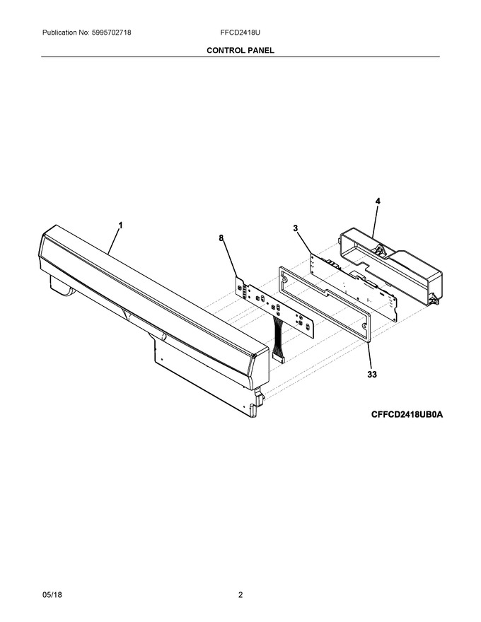 Diagram for FFCD2418UW0A